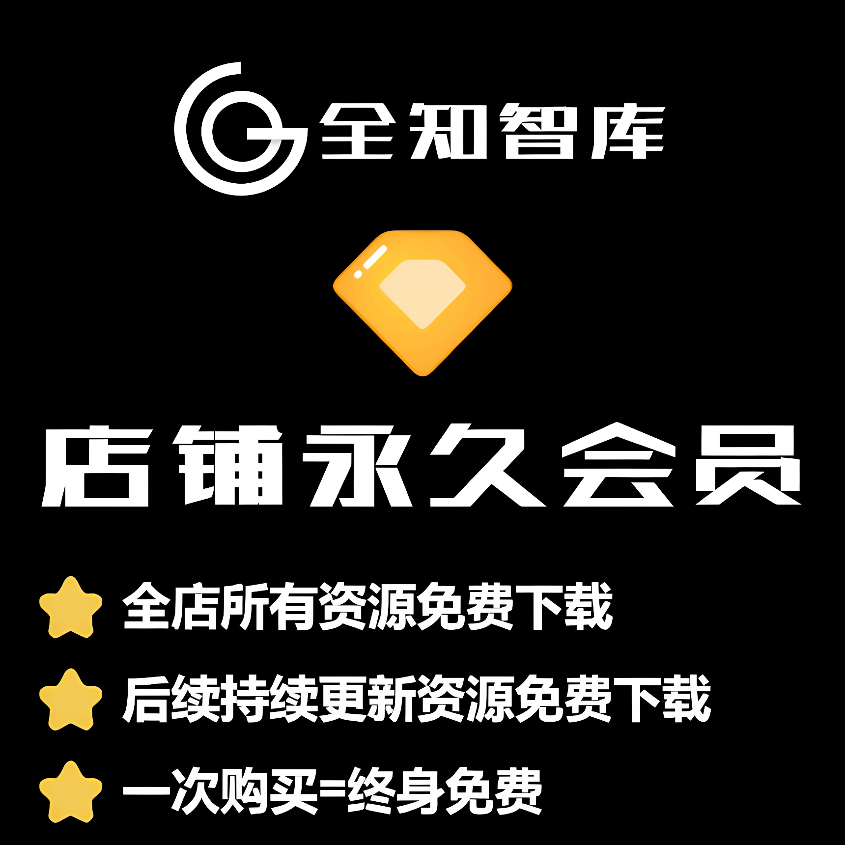 全知智库店铺永久会员全店商品免费下载