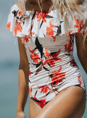 Strongly recommend the one-piece ruffled sexy swimsuit