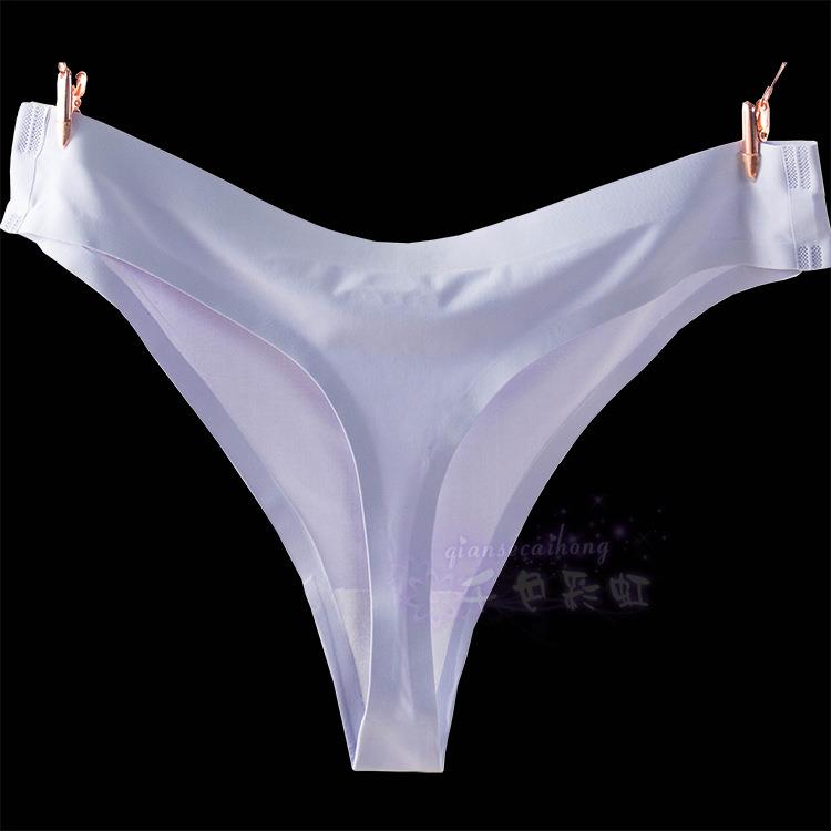 women underwear cotton color solid waist low sexy thong