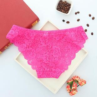 women jacquard panties waist Sexy low lace for seductive