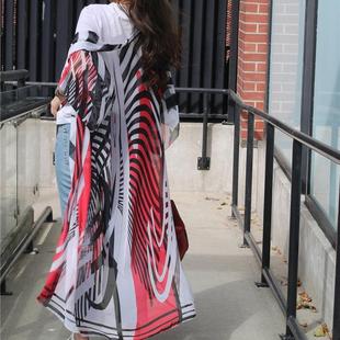 Beach Bikini Cover Sun Chiffon Dress Cardigan