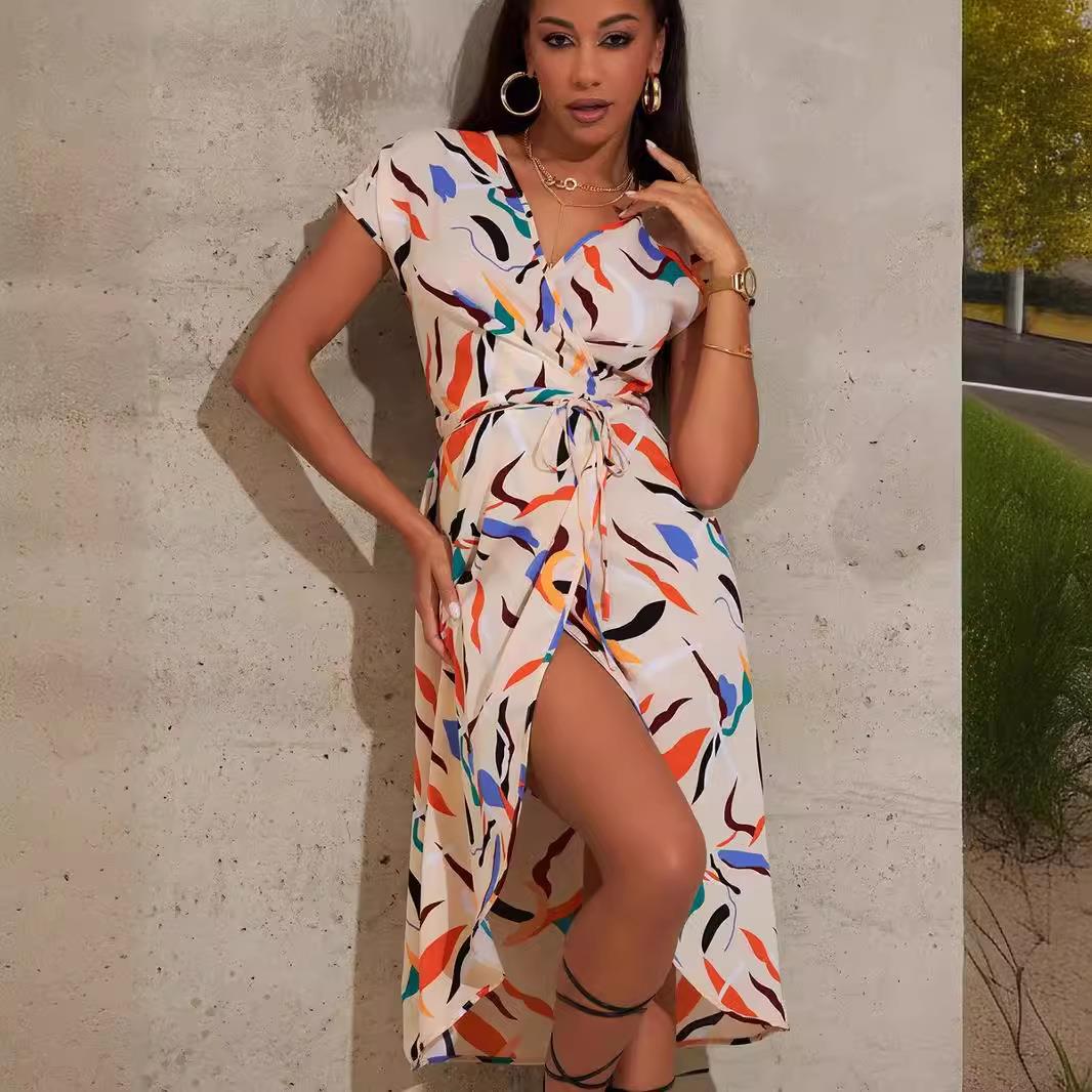 sundress beach loose pullover vacation elegant fashion
