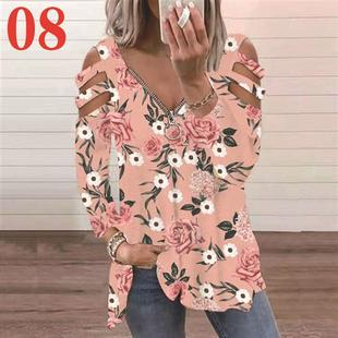 Zipper Low Cut Strap Shoulder Sleeve Long Sexy