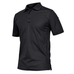 Mens Sports Shirts Large Short Sleeve Golf Polo Lapel