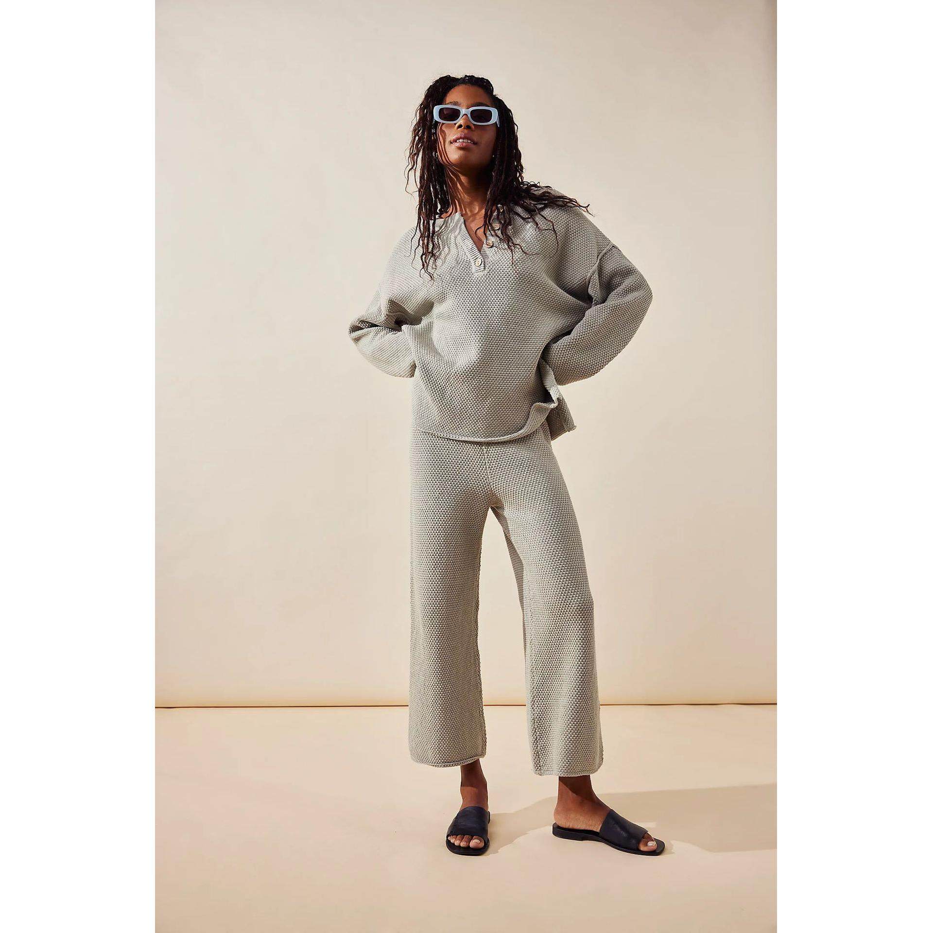 solid color women sweater rompers turn down collar