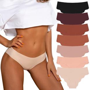 underwear for women Ice cotton seamless pure crotch silk