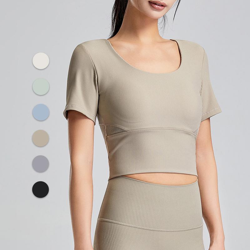Yoga clothes with chest pad for women Pilates training