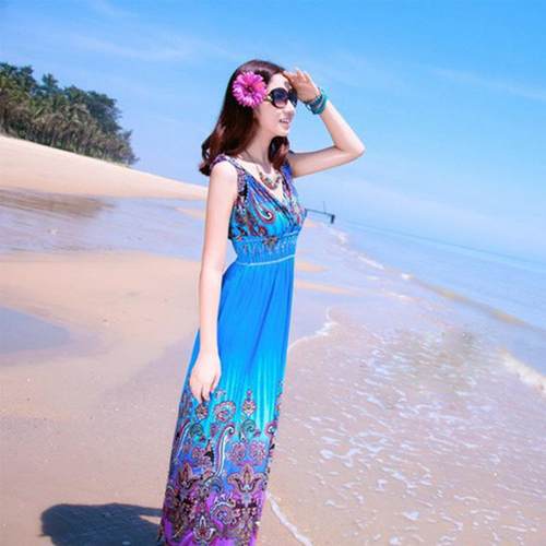 wmstar plus size dresses for women neck flower sleeveless