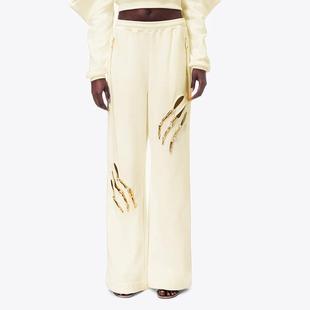 leg womens casual diamond style pants solid wide loose