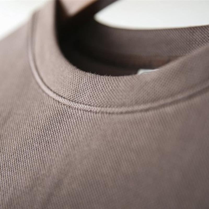 drop loose oversized air cotton neutral shoulder T-shirt