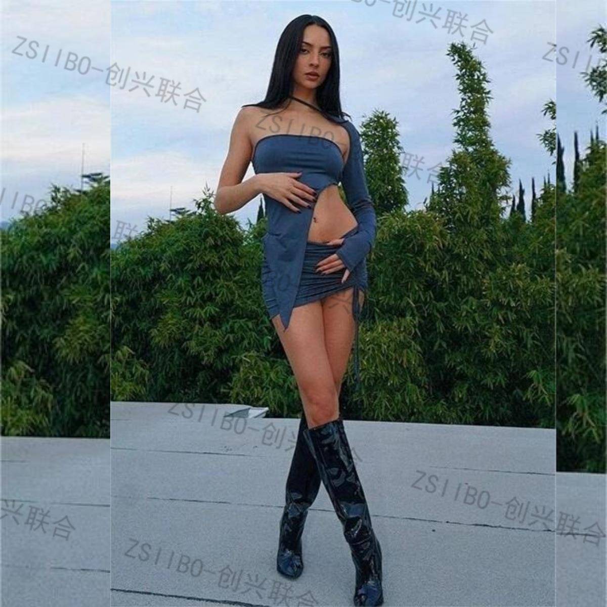 shirt shrug long tops tube strapless chic piece cute tops