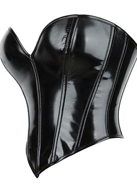 corset overbust crop strapless summer lingerie korsett