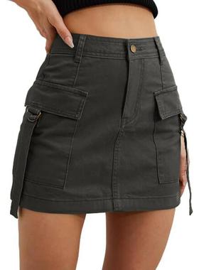 aimsnug  sexy demin skirts women high cut jeans female