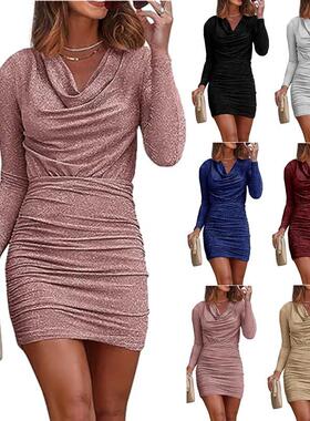 women knit dress sleeveless hollow out backless tie-up long