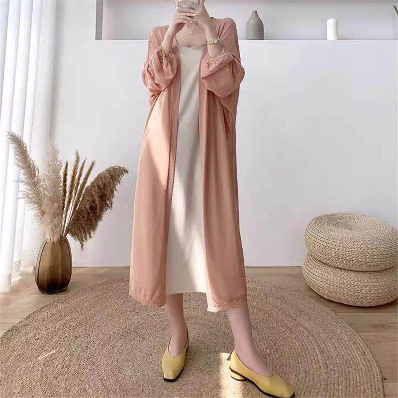 Sun protection shirt ice silk large size cardigan jacket