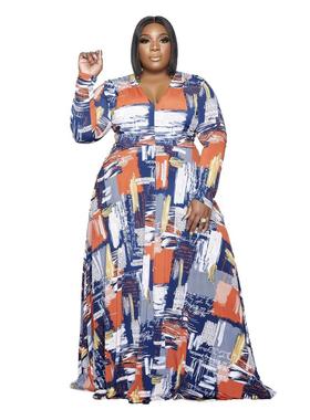 Womens large hem size ladies color trailing loose irregular