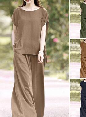 piece sets women outfit sleeveless casual shrit vest