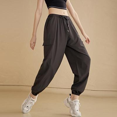 Quick-drying sports trousers for women in summer loose and