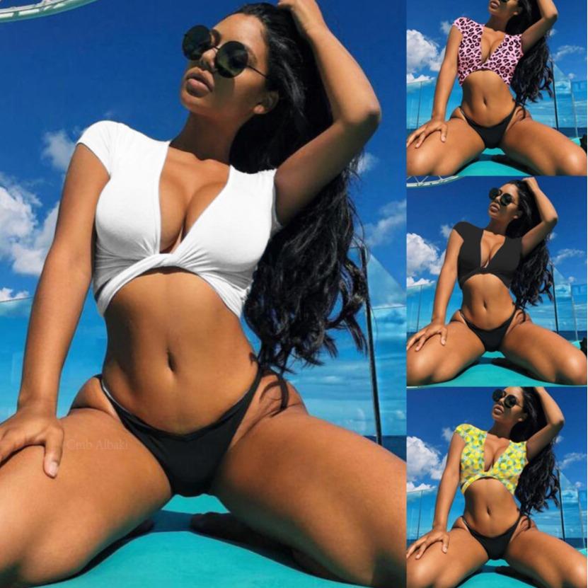 Color bikini sports water womens two-piece suit