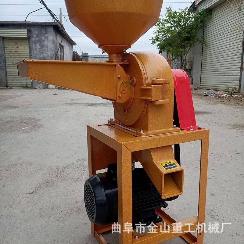 新款自吸式玉米面粉碎机齿爪式桂皮粉碎机柴油机带移动式破碎机