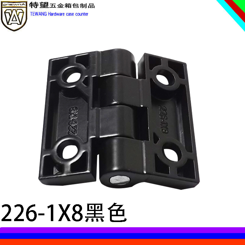 AW/安望226-1X8黑色锌合金 工业重型合页 加厚配电箱电柜铰链合页