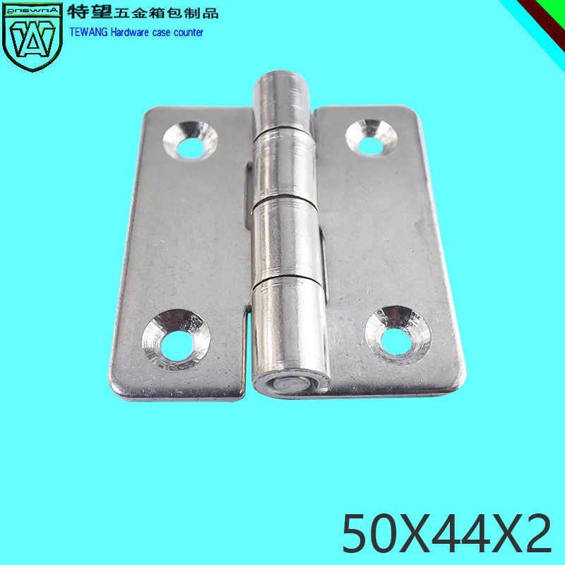 AW/安望50X44X2不锈钢304 冲压合页 工业设备合页 木箱铰链合页