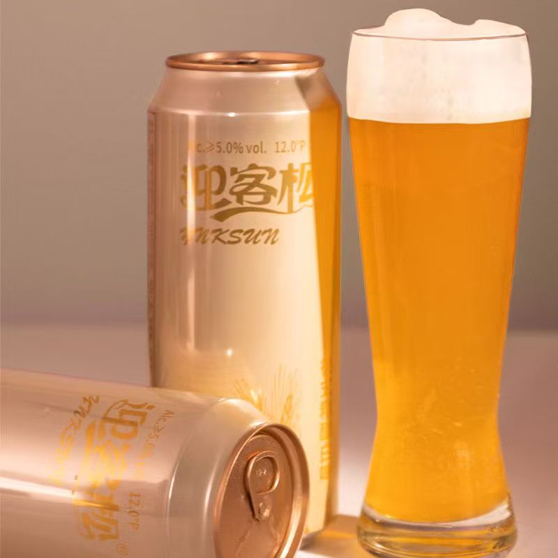 迎客松德式精酿白啤原浆精酿啤酒500ml*6瓶整箱德式精酿临期图片