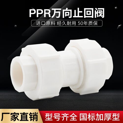 PPR双活接止回阀逆止阀