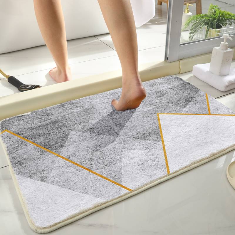 洗手间卫生间防滑浴室吸水地垫卧室厕所门口脚垫门垫进门家用垫子