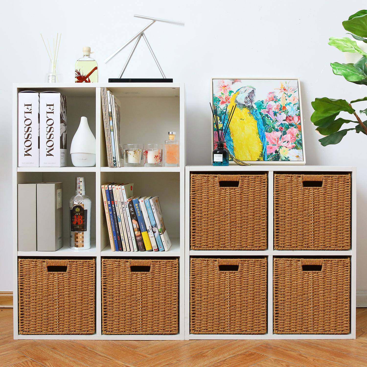 方形收纳箱衣服收纳整理箱杂物编织收纳筐玩具盒橱柜,收纳整理,脏衣篮,淘宝优惠券,粉丝福利购,淘宝优惠卷