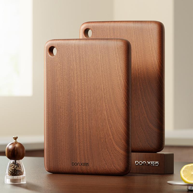 乌檀木菜板水果板 日式实木面包板披萨板厨房案板切菜板