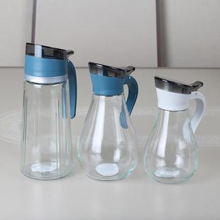 厨房用品时尚玻璃调味瓶自动开盖油瓶醋瓶酱油瓶家居用品