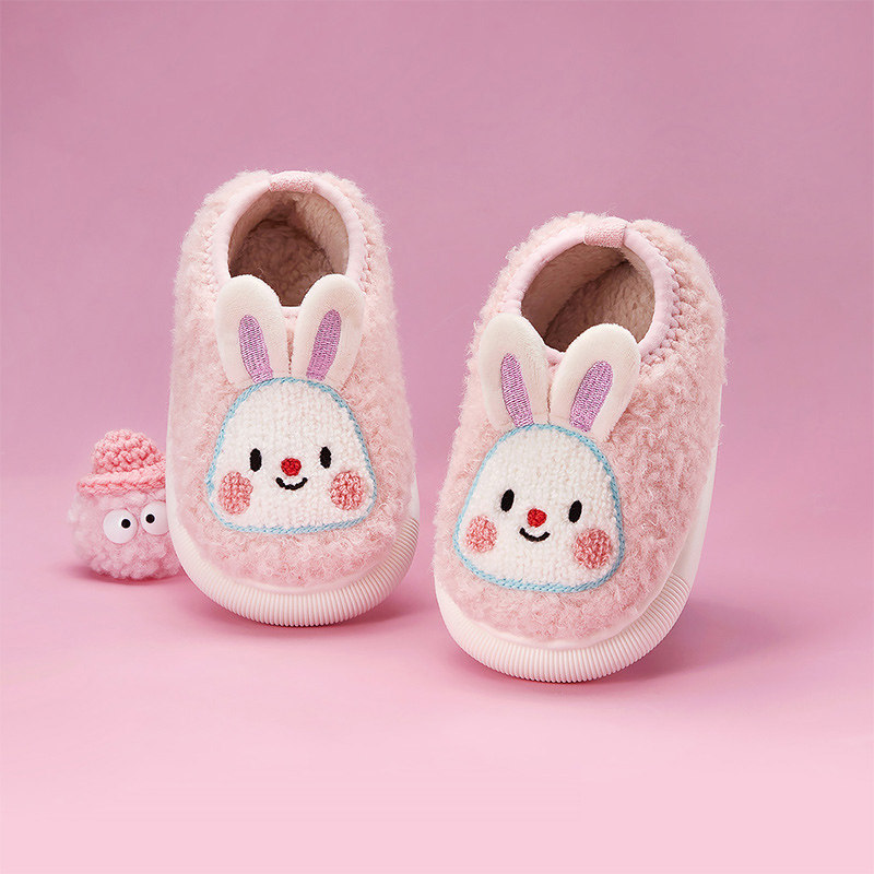 儿童棉拖鞋女童冬季包跟小童宝宝家居鞋防滑保暖毛毛兔子女孩棉鞋,童鞋/婴儿鞋/亲子鞋,儿童棉拖鞋,淘宝优惠券,粉丝福利购,淘宝优惠卷