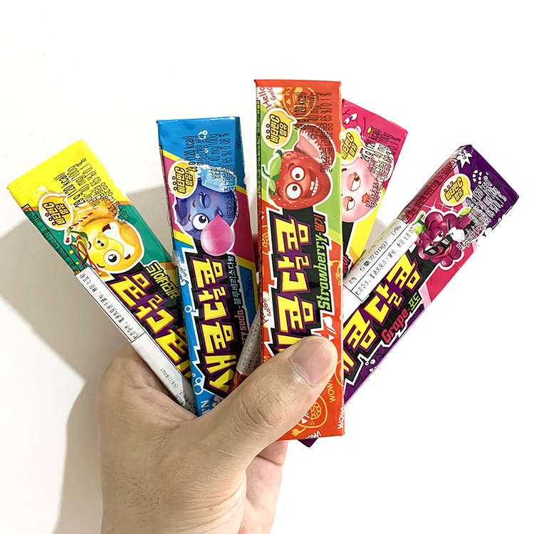 韩国进口 CROWN克丽安酸味软糖可来运ROSE同款网红酸味糖果