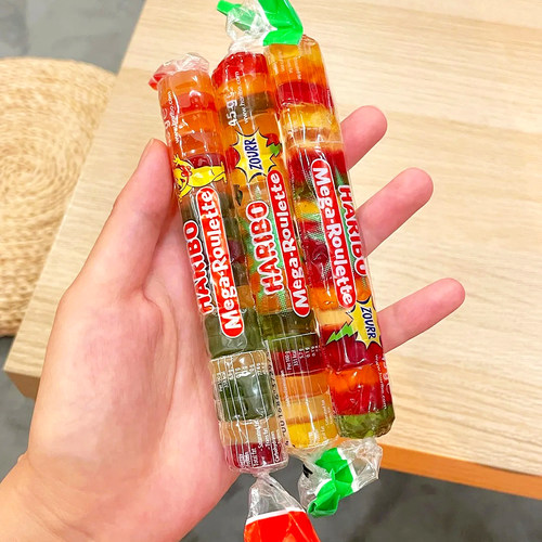韩国 哈瑞宝haribo滕沐仁陈立安同款酸甜味条装绿边软糖封神糖果