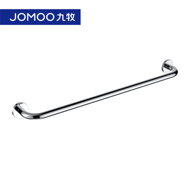 九牧卫浴卫生间浴室加厚304不锈钢单杆毛巾架毛巾杆杆浴室挂件