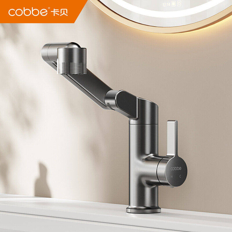 卡贝水龙头浴室柜洗脸盆万向龙头卫生间洗手冷热水洗漱台面盆台盆