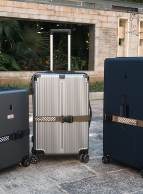 横绑行李箱绑带一字打包安全带加固出国旅游留学托运行李保护带