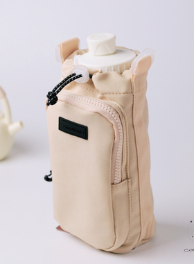 2024新款单肩斜跨旅游水壶包水杯保护套户外出行休闲便携水壶袋
