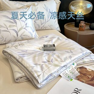 德国进口莱赛尔天丝夏凉被空调被可机洗双人夏被夏季 被子冰丝被子
