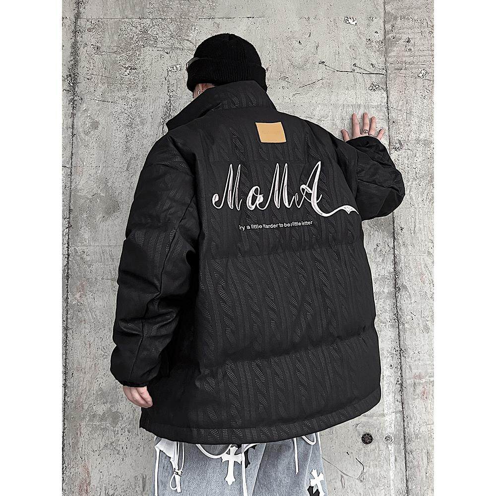 2025冬季新款面包羽绒服男大码男装宽松冬装加厚短款高级外套