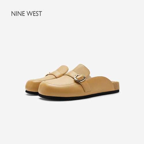NineWest/玖熙真皮勃肯鞋女