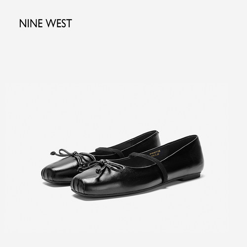 NineWest/玖熙蝴蝶结芭蕾舞鞋女