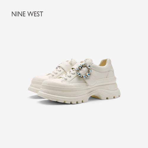 NineWest/玖熙厚底增高休闲鞋女