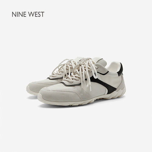 NineWest/玖熙系带运动休闲鞋女