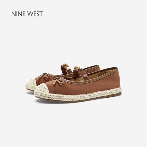 NineWest/玖熙复古风玛丽珍鞋女