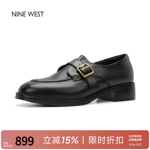 玖熙通勤厚底软底不累脚乐福鞋