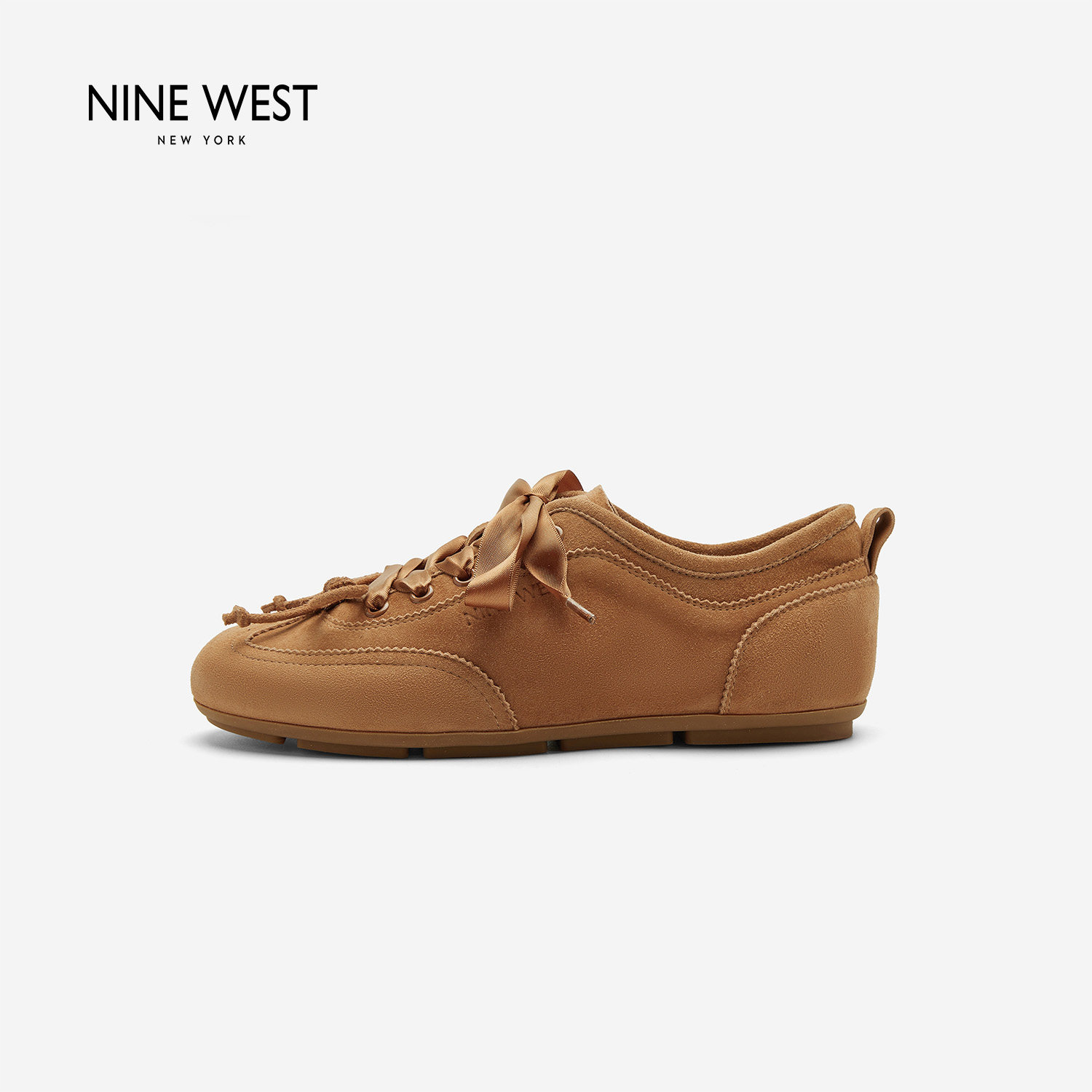 NineWest/玖熙蝴蝶结德训鞋女
