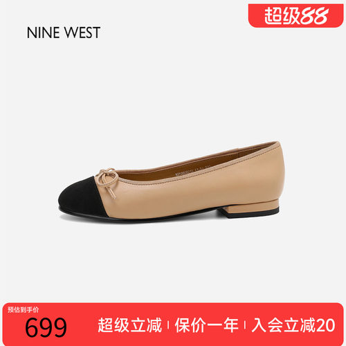 法式气质蝴蝶结粗跟高跟鞋