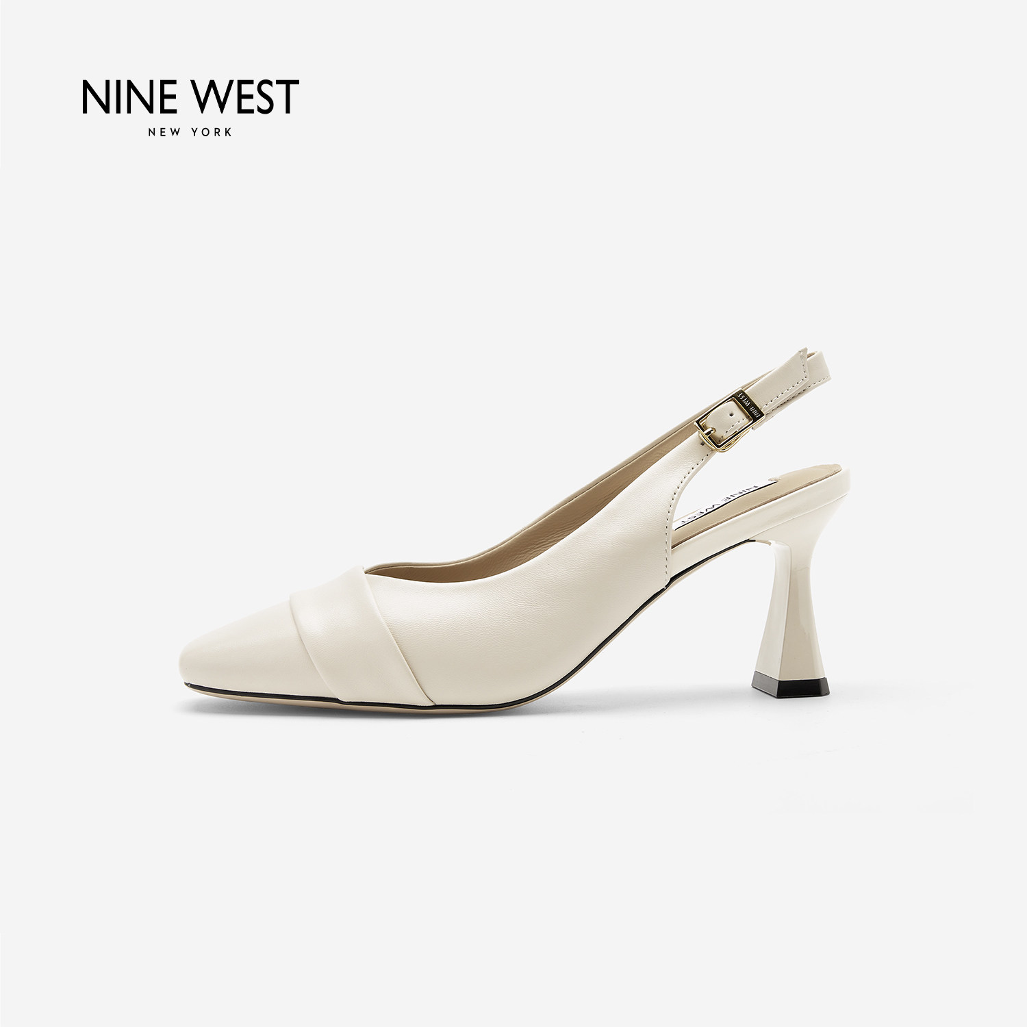 奥莱专供Nine West/玖熙2026年夏新款包头凉鞋通勤后空时装高跟鞋